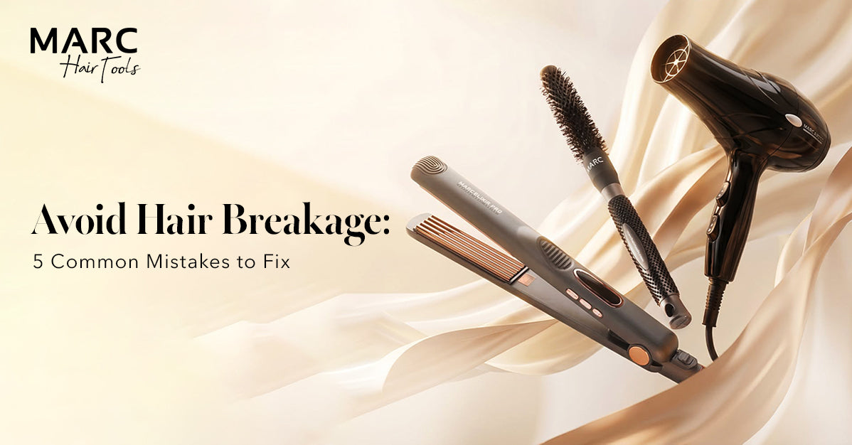 Quick Hair Fix for Every Hair Type with MARC Hair Tools Straightener