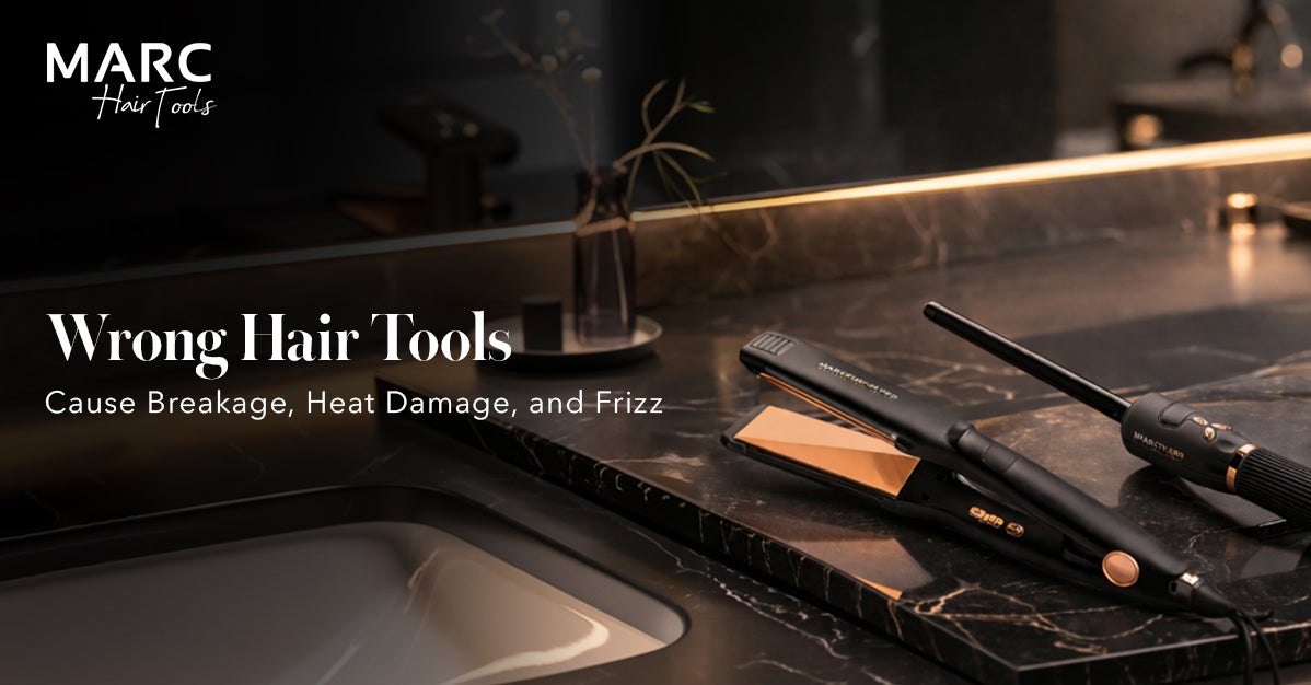 How Wrong Hair Tools Cause Breakage, Heat Damage, and Frizz