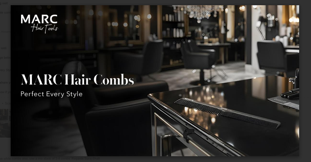 Perfect Every Style: How MARC Hair Combs Transform Your Hair Routine